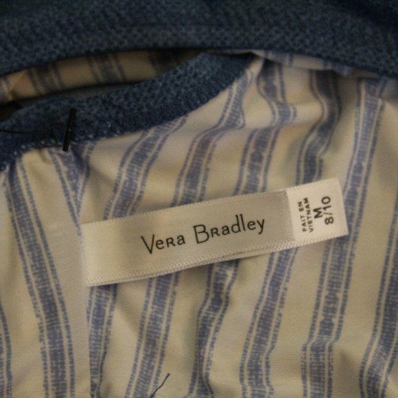 NWT Vera Bradley Chambray Ruffle Swim Top M 8 10 - Picture 11 of 12